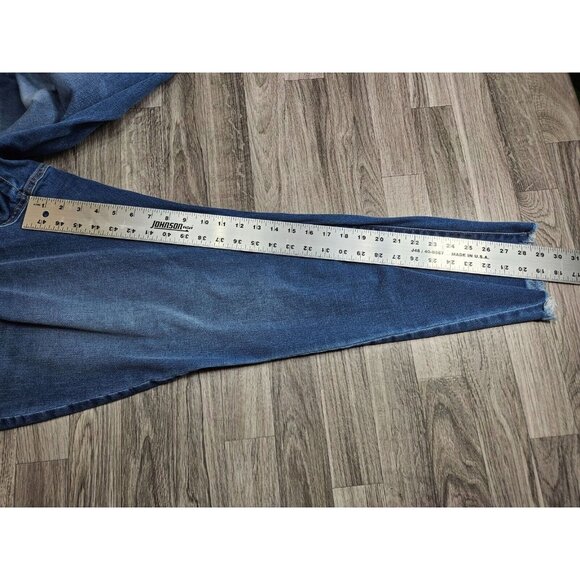 ANA A New Approach Women Plus Size 24W High Rise Button Fly Denim Jeans Jeggings - Picture 8 of 10
